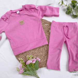 Conjunto Plush Bastonado Fucsia