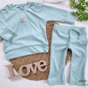 Conjunto Plush Bastonado Menta