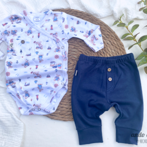Capitán Dulzura - Batita Body bolsillo + Ranita botones