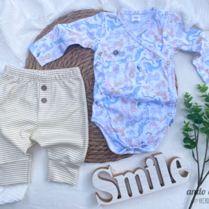 Safari - Batita Body bolsillo + Ranita botones
