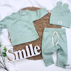 Set Nacimiento 3 Piezas - Estrella Menta
