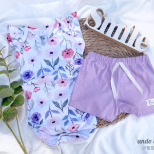 Set Flores - Body Candela  + Short Clásico