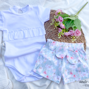 Set Magnolia - Body Volado + Short Momi
