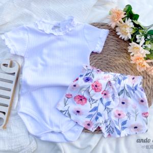Set Flores - Body Rush + Short Momi