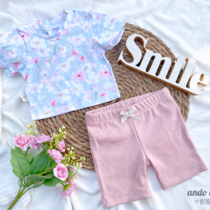 Set Magnolia - Crop Alg/Lycra + Biker Morley