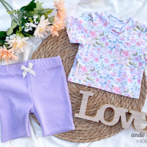 Set Primavera - Crop Alg/Lycra + Biker Morley