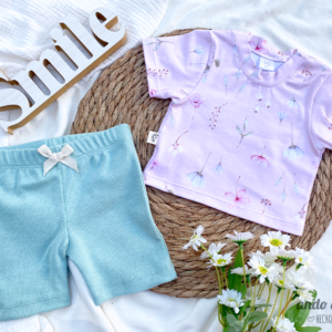 Set Lily - Crop Alg/Lycra + Biker Morley