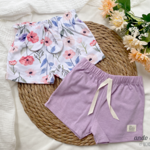 Pack Short Flores - Orquidea