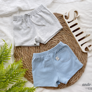 Pack Short Bolsillo - Cielo y Melange