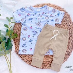 Set ABC - Remera Amancio + Chupin Panal Cuban