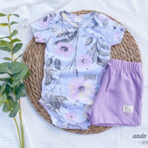 Set Azaleas - Body Americano + Short Classic