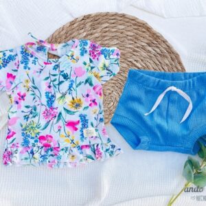 Set Garden - Remera Amaia + Mini Short Lavanda