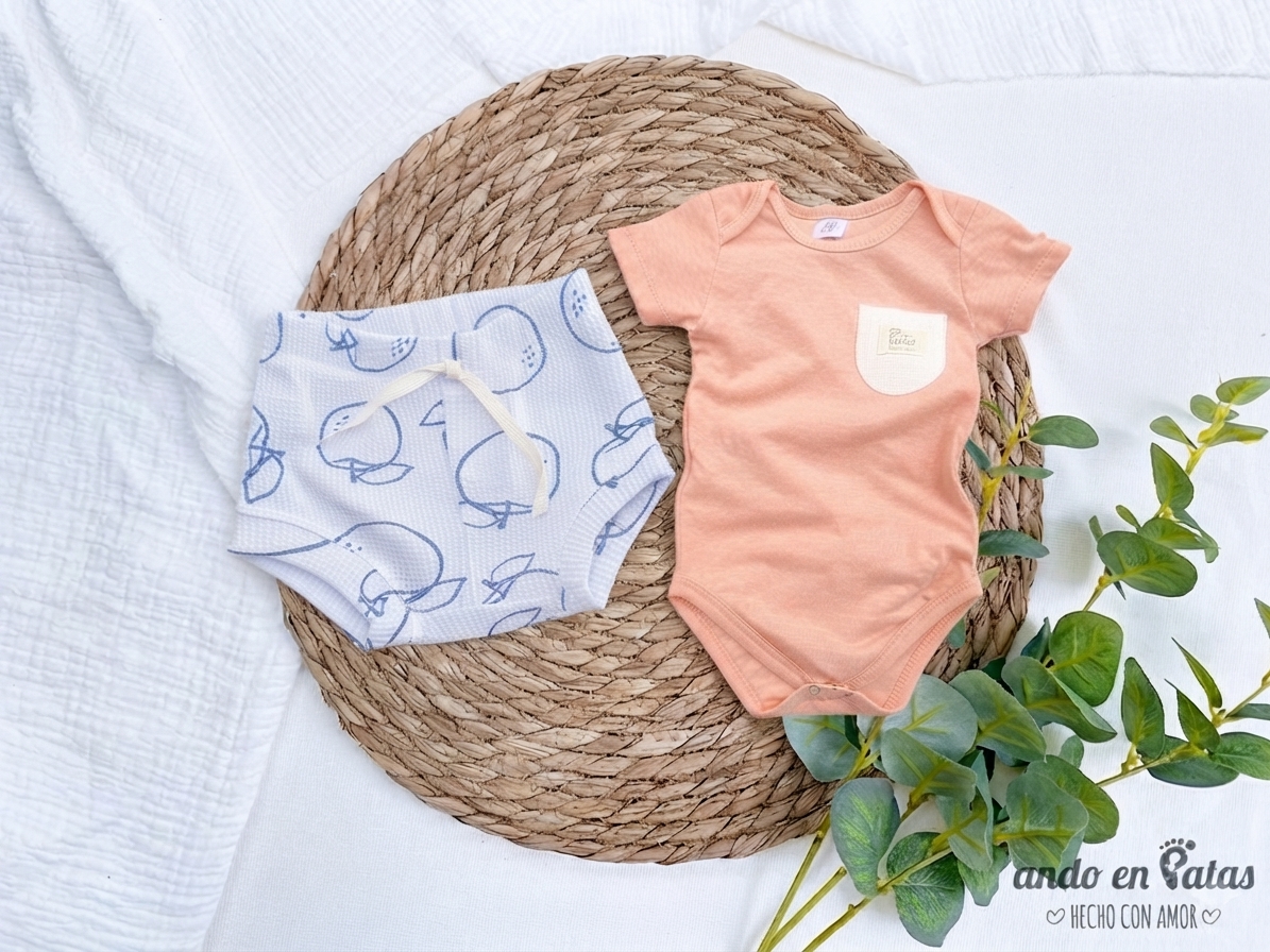 Set Manzano - Body Americano + Mini Short Panal
