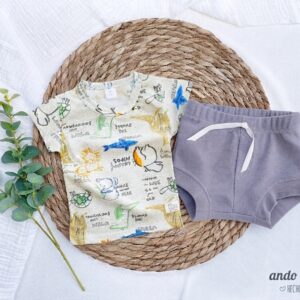 Set Safari - Remera Teo + Mini Short Visón