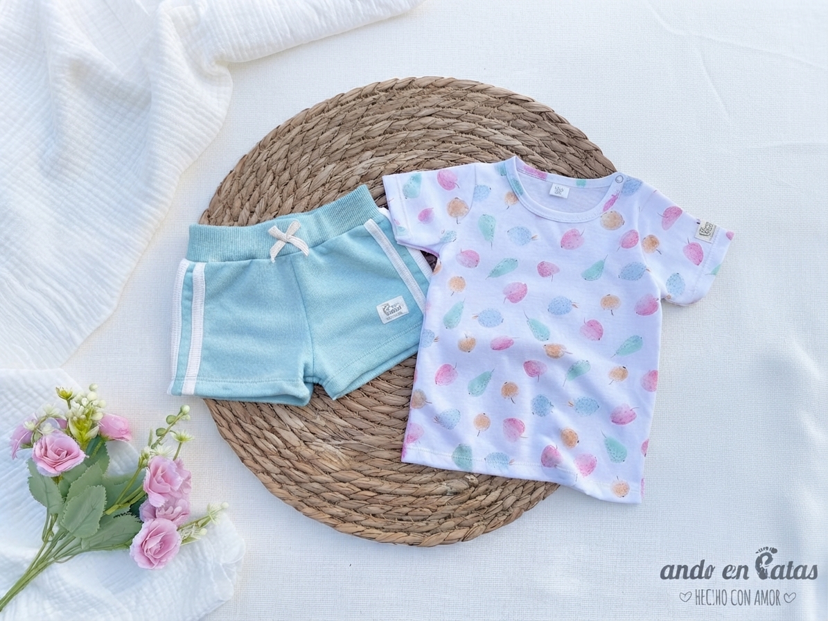 Set Frutas - Remera + Short Sport Kale
