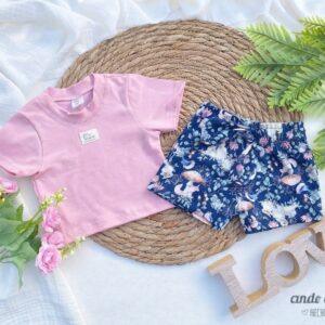 Set Alicia - Crop Chicle + Short Momi